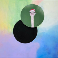 Francis Christmas Round Coaster