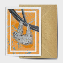 Stella sloth Seed card