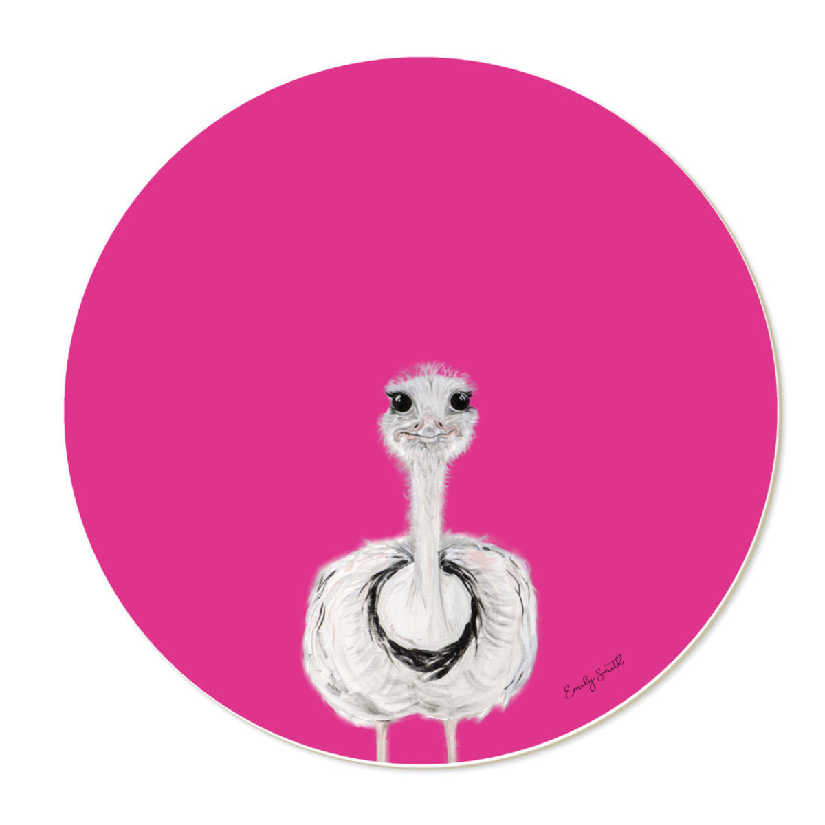Camilla Ostrich Placemat (set of 2)